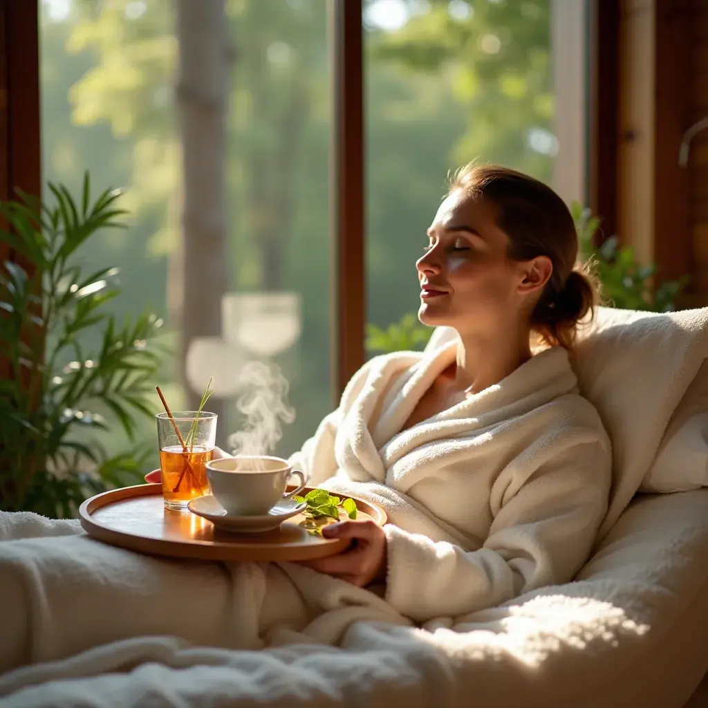 Prikaz koraka pripreme čaja s biljnim sastojcima.